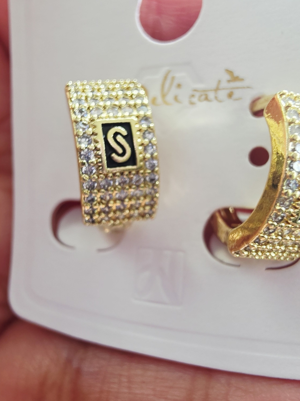 Hermosas Argollas Para Dama Oro Laminado 14k